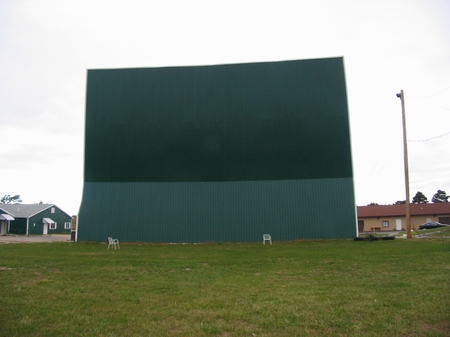 Hi-Vue Theatre - Screen Front - Photo From Water Winter Wonderland (newer photo)
